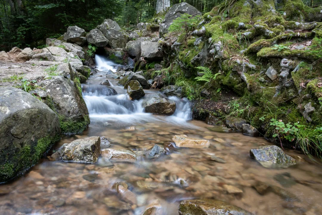 rivière andlau rochers cascade hohwald eau