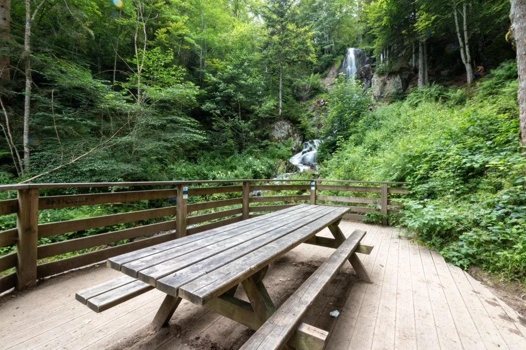 table pique-nique cascade hohwald