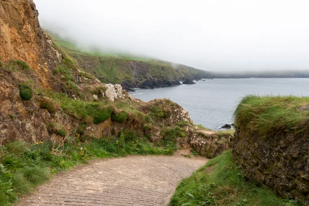 Dunquin Pier descente marche sentier chemin